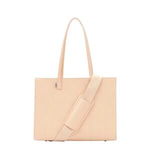 BEIS Beige Work Vegan Leather Tote Bag